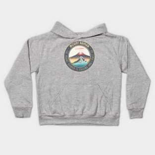 Vintage The Mount Rainier is Calling and I Must Go Sunrise Spring Season Kids Hoodie